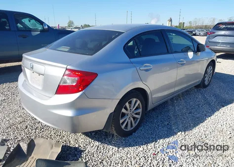 2012 Honda Civic Ex from USA, damaged, VIN 19XFB2F81CE050513